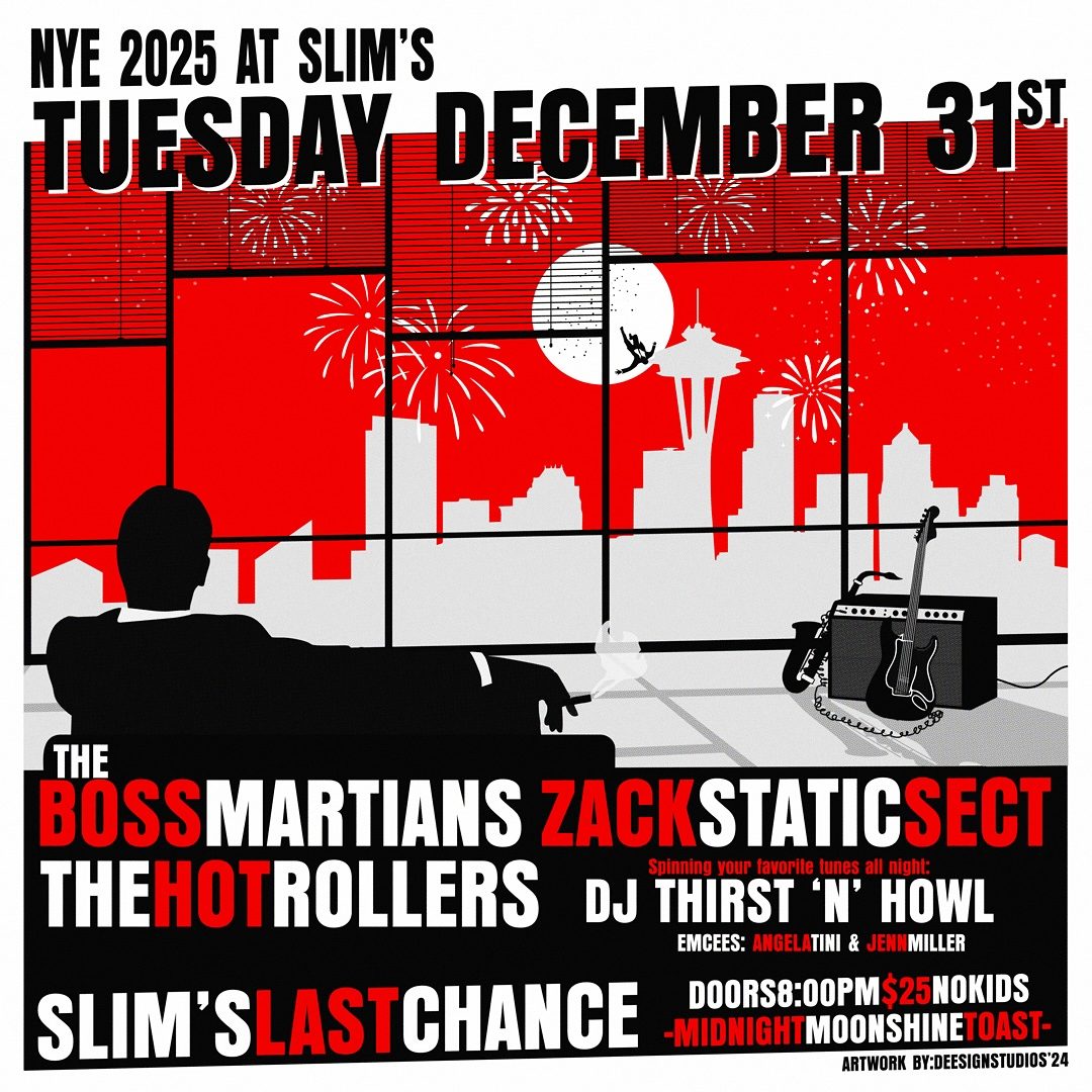 The Zack Static Sect gig poster — Slims Last Chance