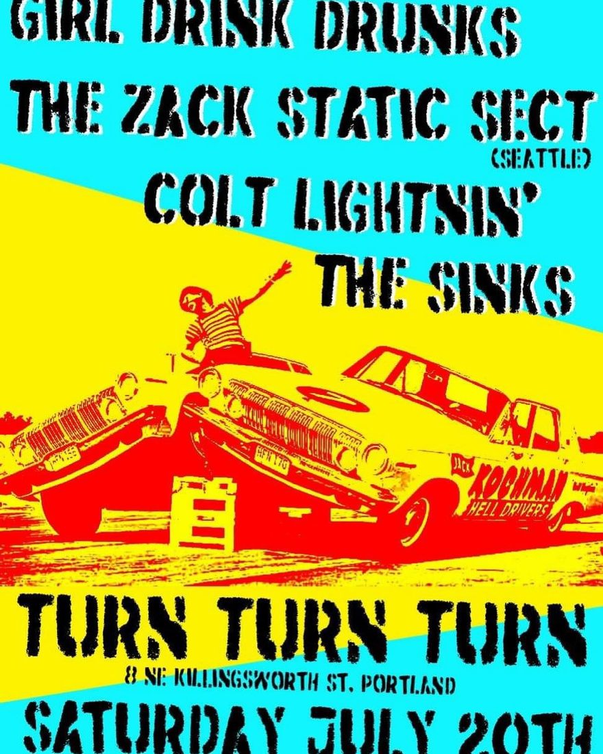 The Zack Static Sect gig poster — July 20, 2024