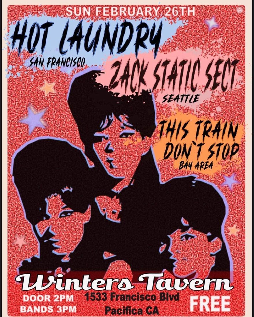 The Zack Static Sect gig poster — Winters Tavern