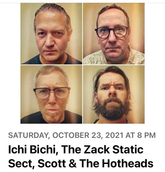 The Zack Static Sect gig poster — Slims Last Chance